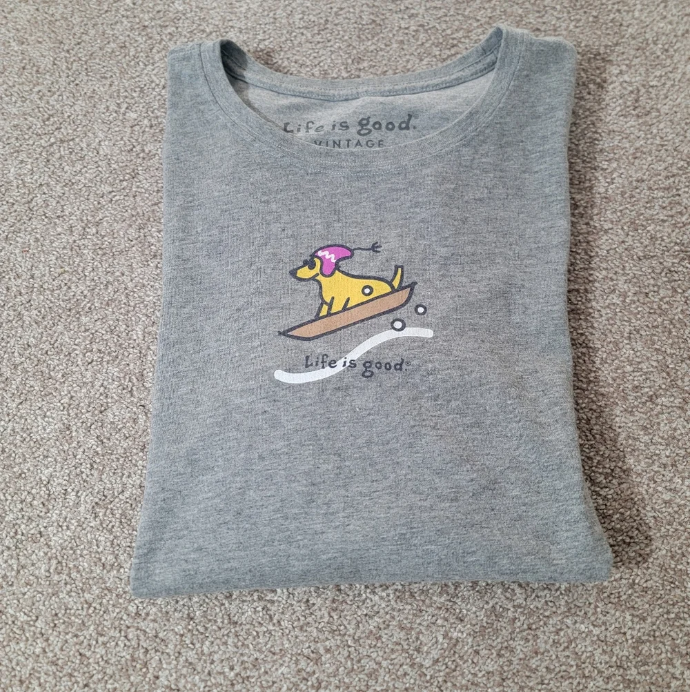 Life IS Good Long Sleeve Large - Picture 1 of 6